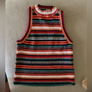 Zara Knit Multicolored Top